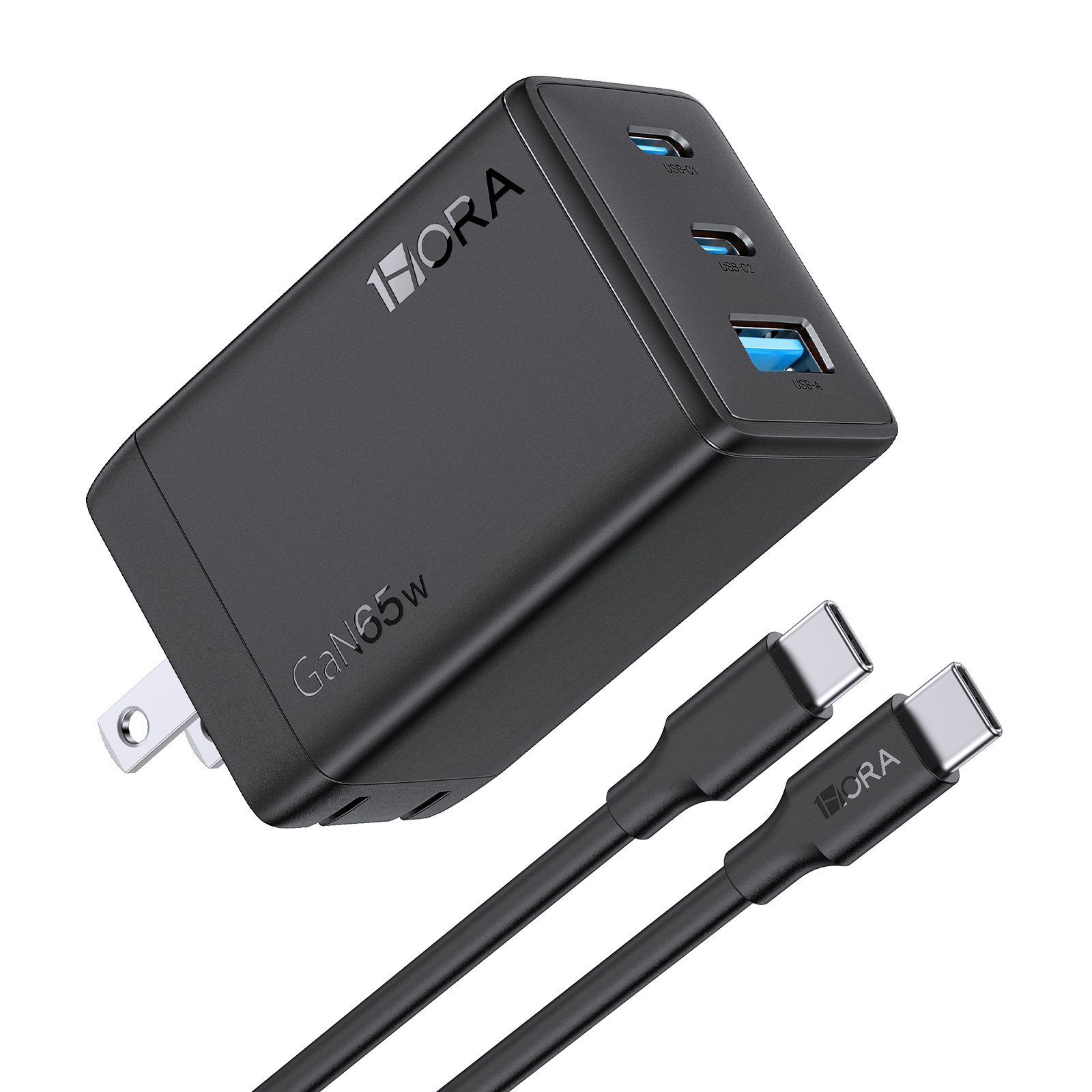 1Hora 65W GaN Charger With 3 Ports GAR322