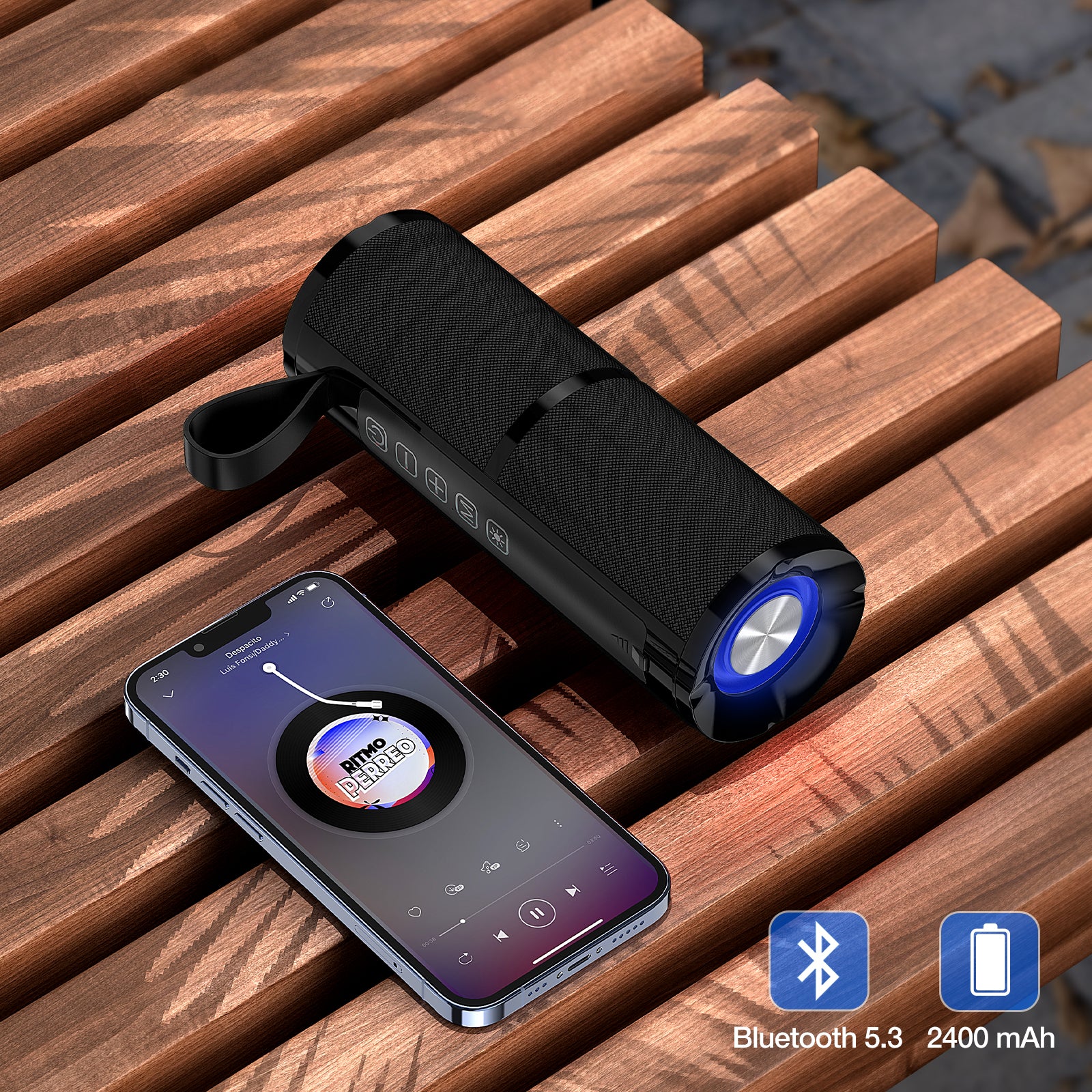 1 Hora Portable Bluetooth Speaker 5.3 BOC060