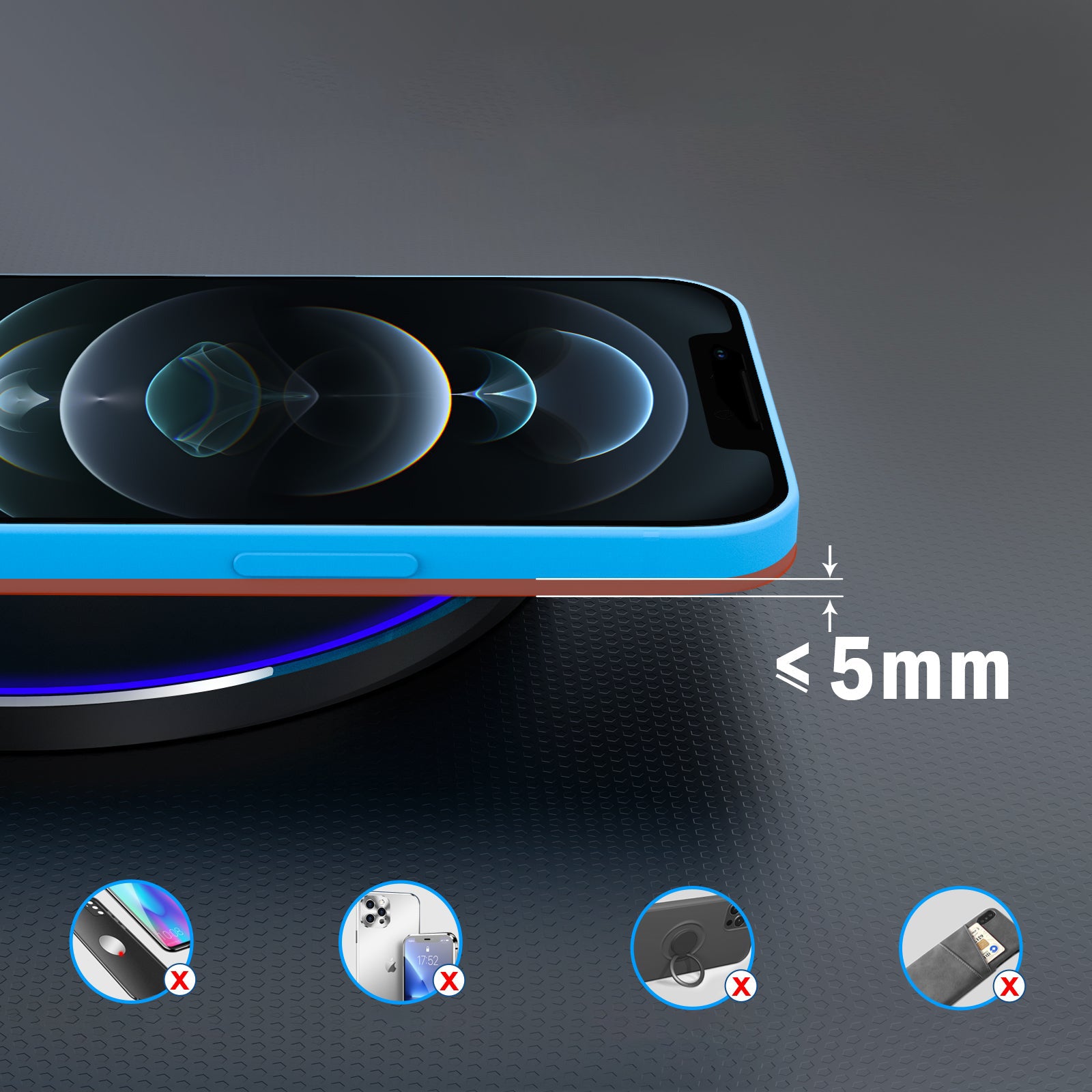 1 Hora Wireless Charger Fast Charging 15W GAR151