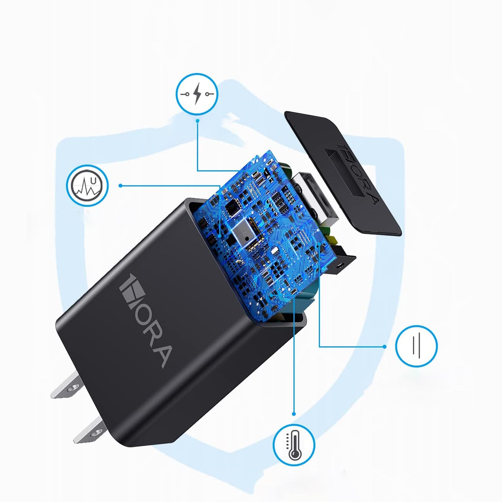 1Hora Micro USB V8 Charger GAR064