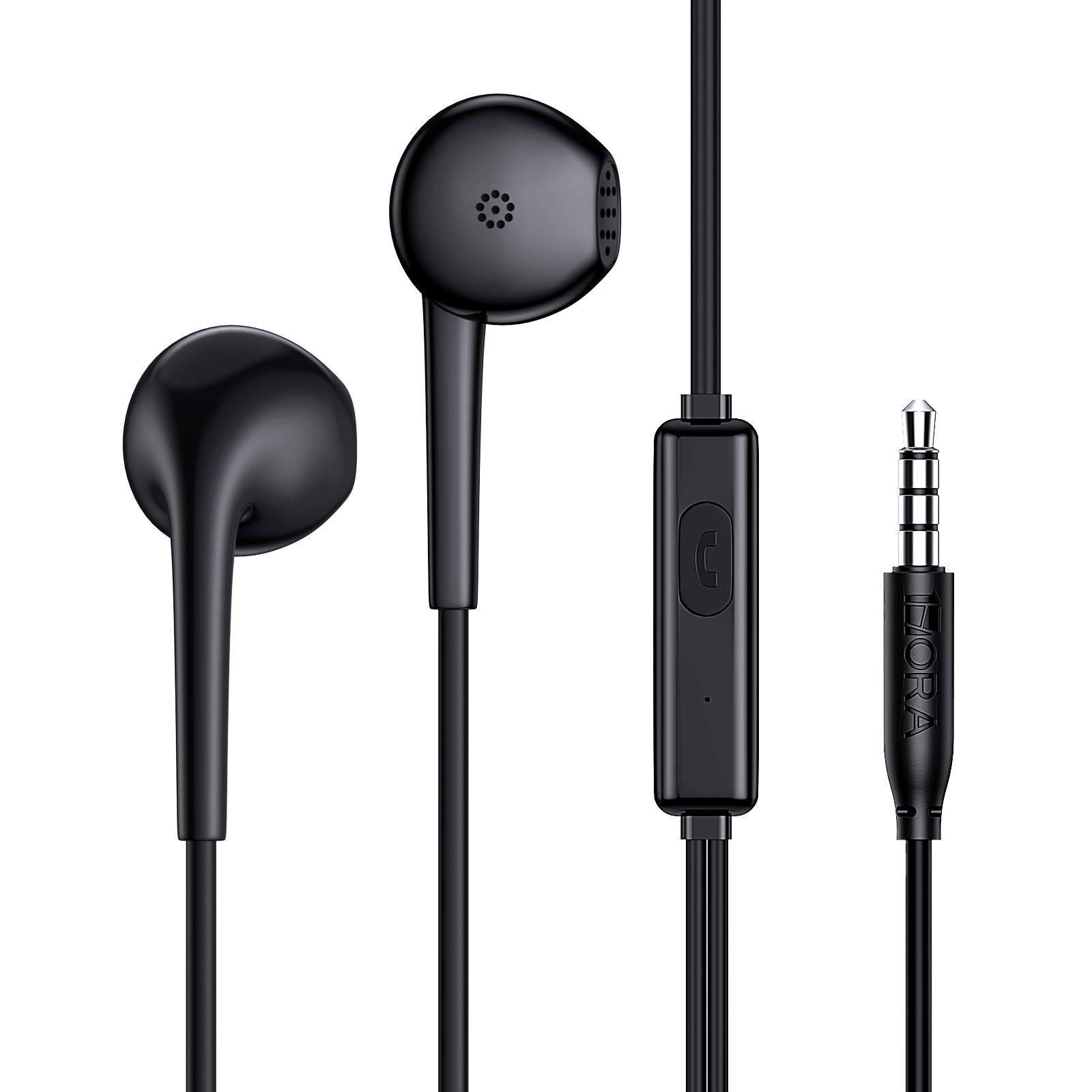 1 Hora Wired Headphones 3.5mm AUT117