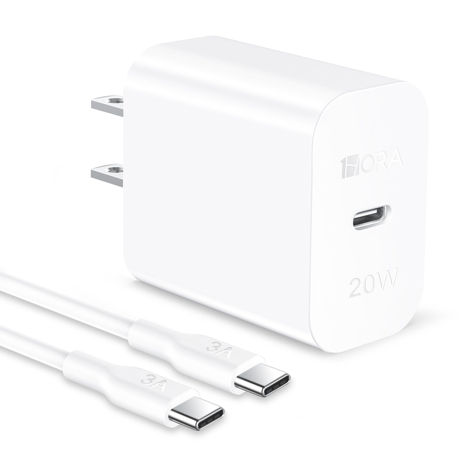 1Hora Type C Charger with Cable 20W GAR153