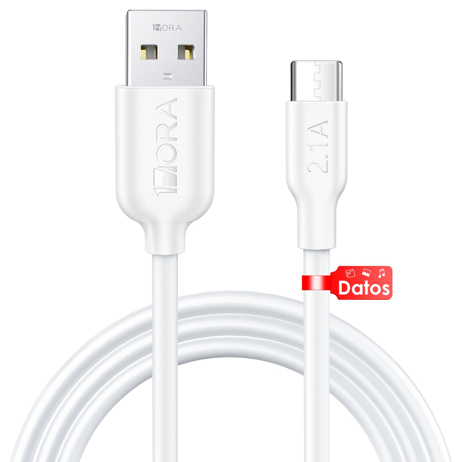 1Hora Cable Lightning 2.1A 1M CAB273